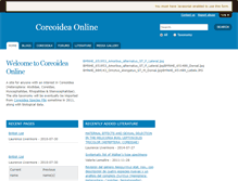 Tablet Screenshot of coreoidea.myspecies.info