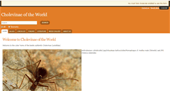 Desktop Screenshot of cholevidae.myspecies.info