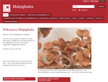 Tablet Screenshot of malpighiales.myspecies.info